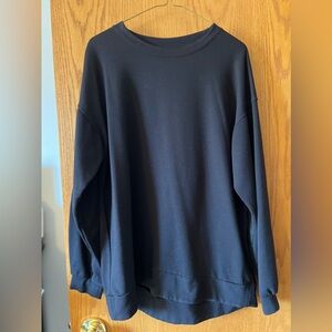 Ambrielle Black Long Sleeve Sweater